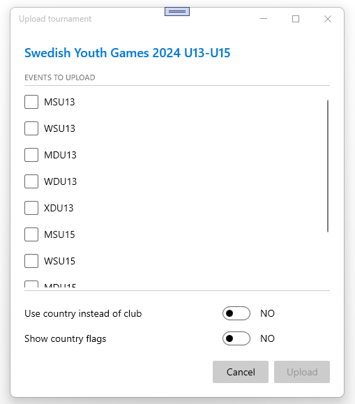 Image of the upload dialog box
